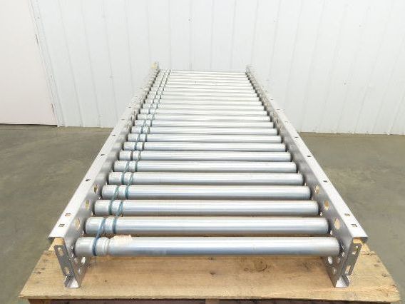 Hilmot 30"x 6' Motorized Roller Conveyor 27"BF 24VDC O-Ring Drive
