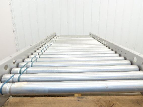 Hilmot 30"x 6' Motorized Roller Conveyor 27"BF 24VDC O-Ring Drive
