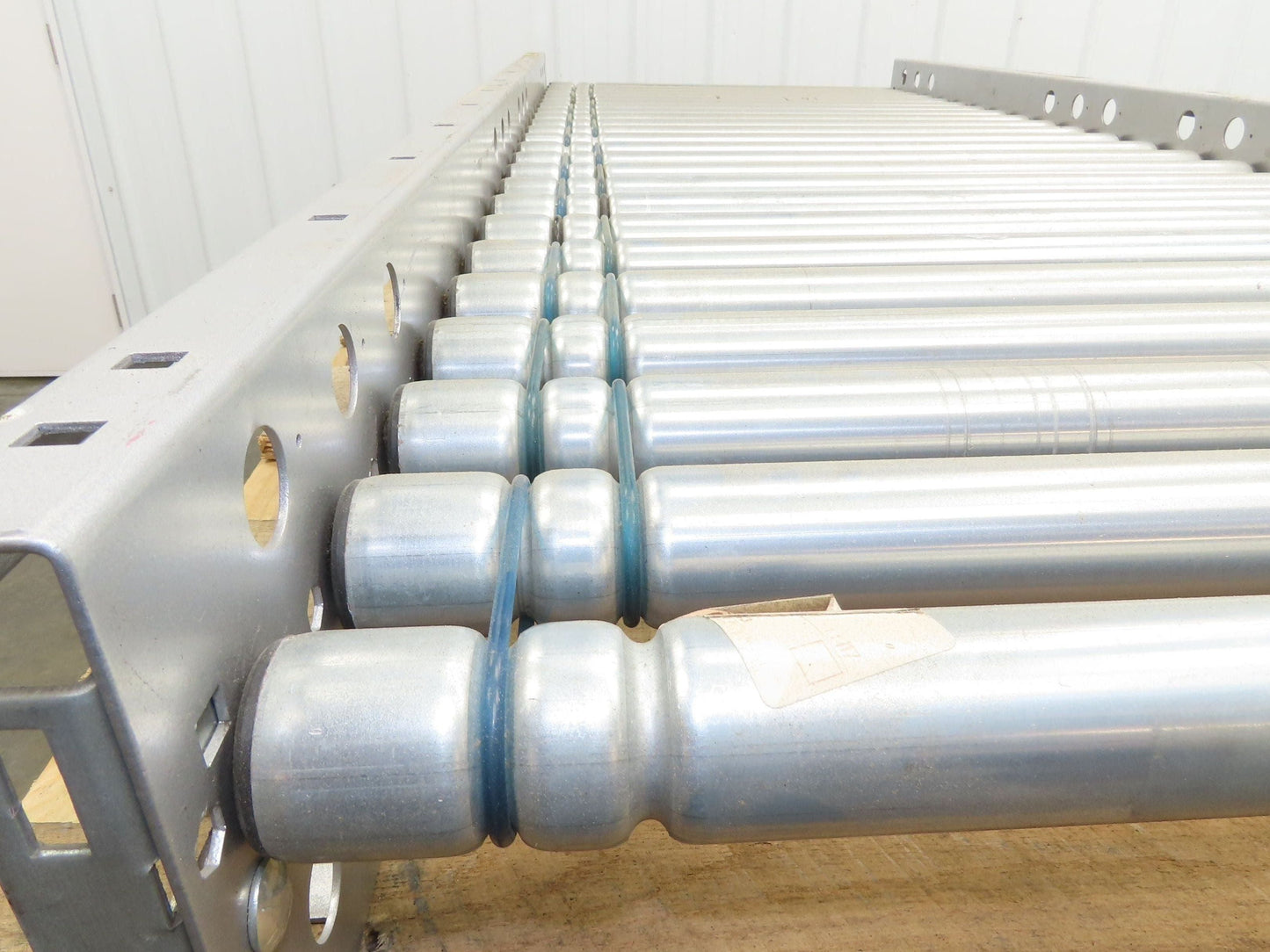 Hilmot 30"x 6' Motorized Roller Conveyor 27"BF 24VDC O-Ring Drive