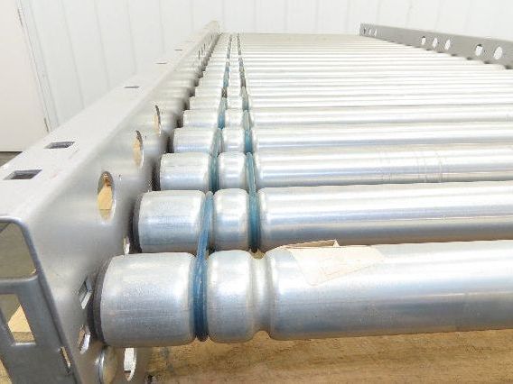 Hilmot 30"x 6' Motorized Roller Conveyor 27"BF 24VDC O-Ring Drive