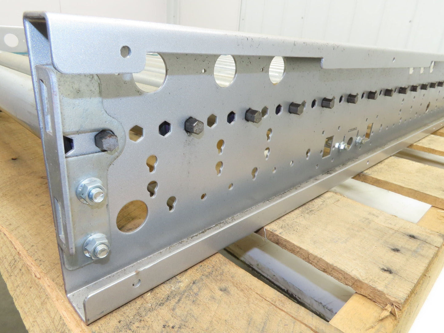 Hilmot 30"x 6' Motorized Roller Conveyor 27"BF 24VDC O-Ring Drive