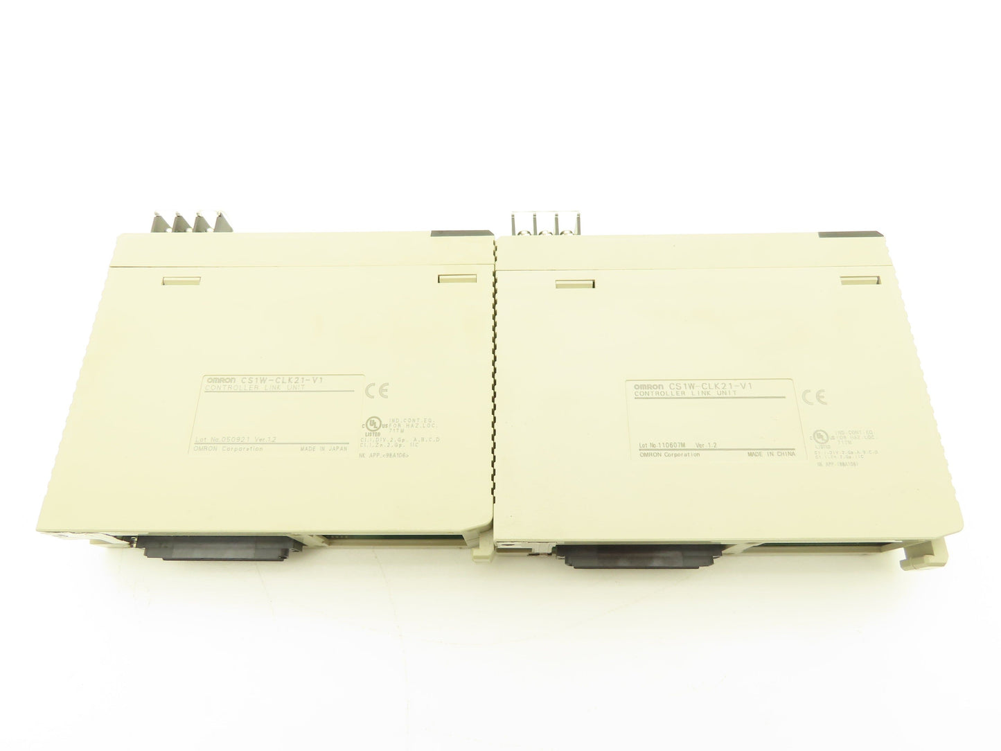 Omron CS1W-CLK21-V1 Ver 1.2 Sysmac Controller Link Unit Lot of 2