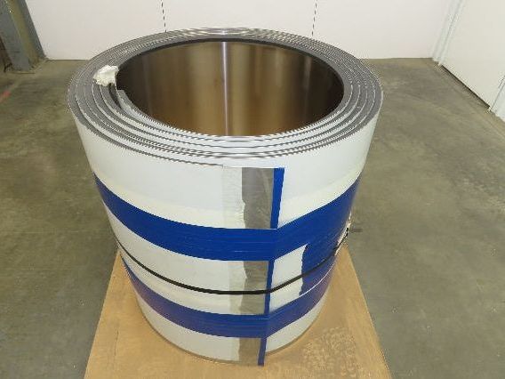 Magnetic Conveyor Bed Stainless Steel Replacement Bed 97mm W 13m Long 1mm Thick