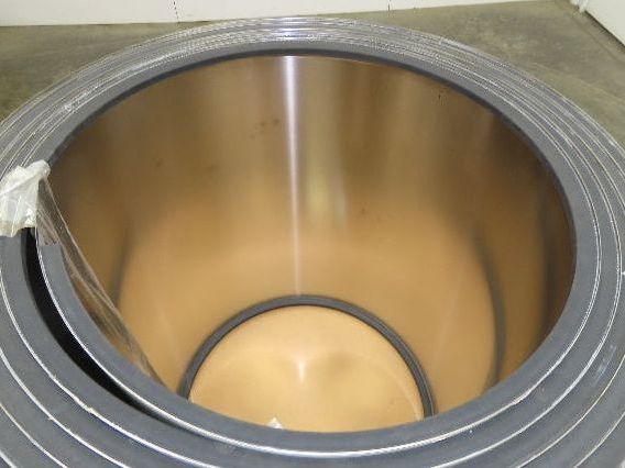 Magnetic Conveyor Bed Stainless Steel Replacement Bed 97mm W 13m Long 1mm Thick