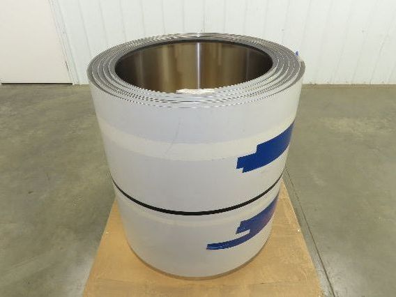 Magnetic Conveyor Bed Stainless Steel Replacement Bed 97mm W 13m Long 1mm Thick