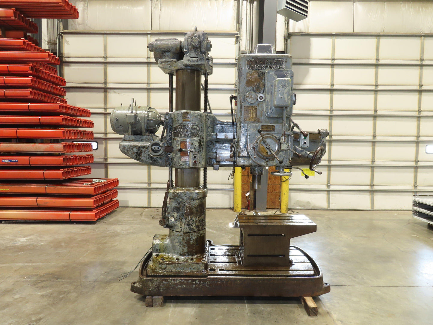 Cincinnati Bickford Super Service Radial Arm Drill Press 4' Arm 11" Column