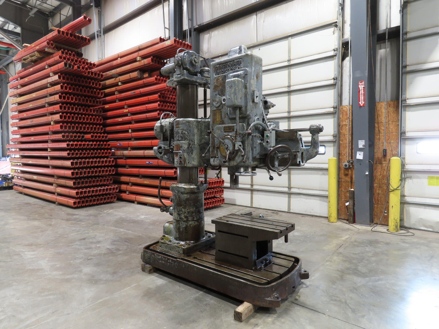 Cincinnati Bickford Super Service Radial Arm Drill Press 4' Arm 11" Column