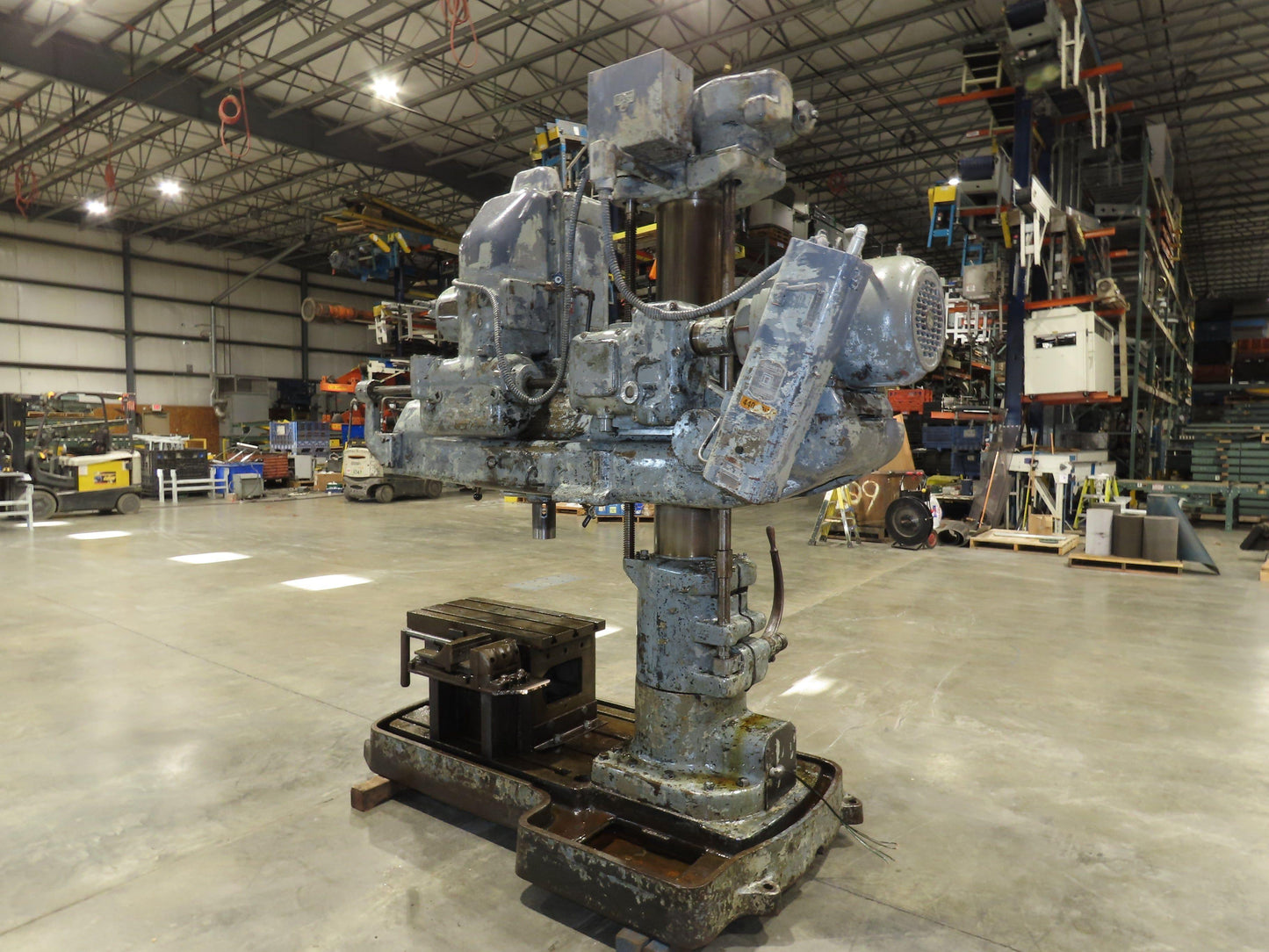 Cincinnati Bickford Super Service Radial Arm Drill Press 4' Arm 11" Column