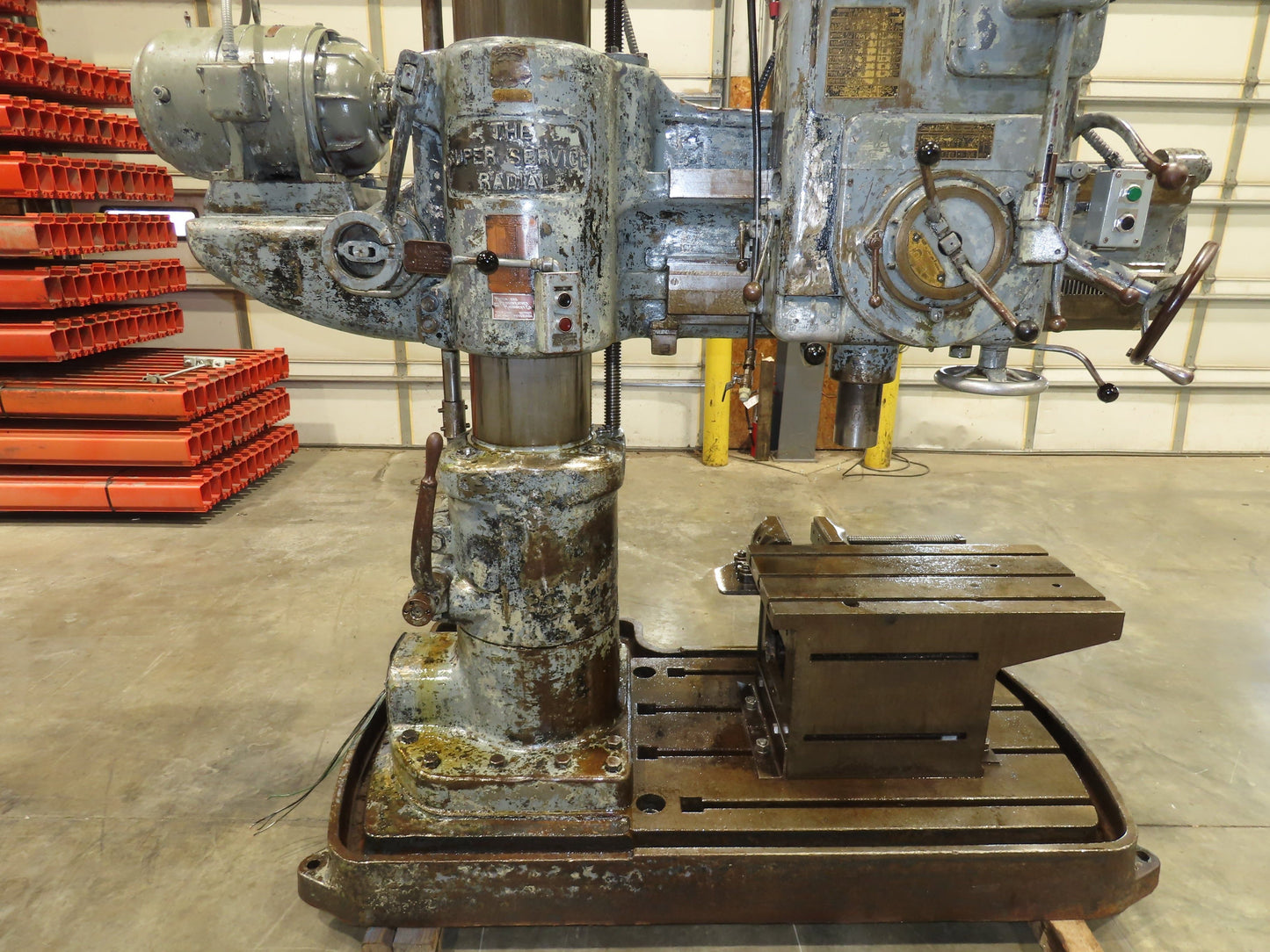 Cincinnati Bickford Super Service Radial Arm Drill Press 4' Arm 11" Column