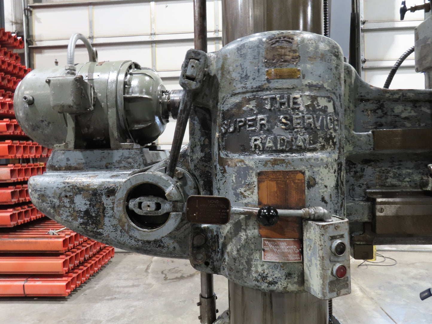 Cincinnati Bickford Super Service Radial Arm Drill Press 4' Arm 11" Column