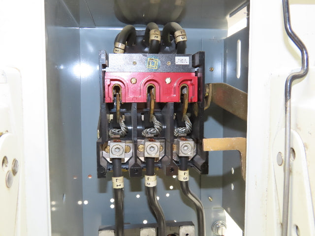 Square D 8998 MCC Bucket 60 Amp Dual Disconnect Switch 3 Pole 600V