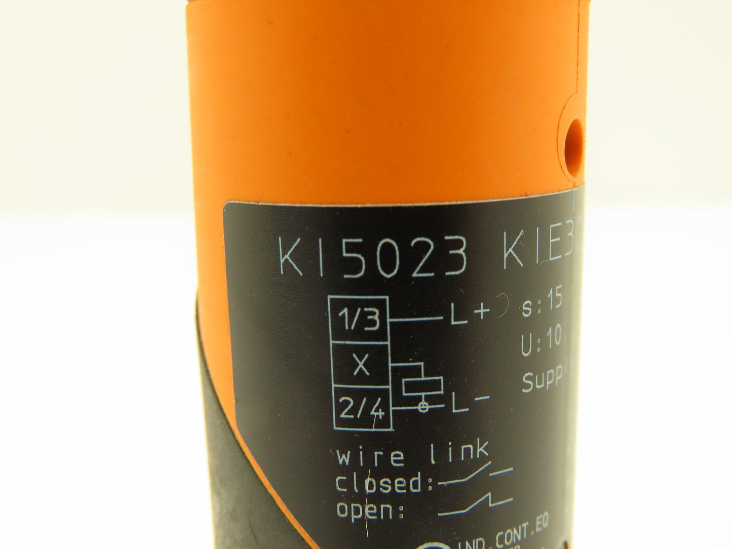 IFM Electronic K15023 KIE3015-FPKG/NI Capacitive Sensor 10-55VDC 250mA