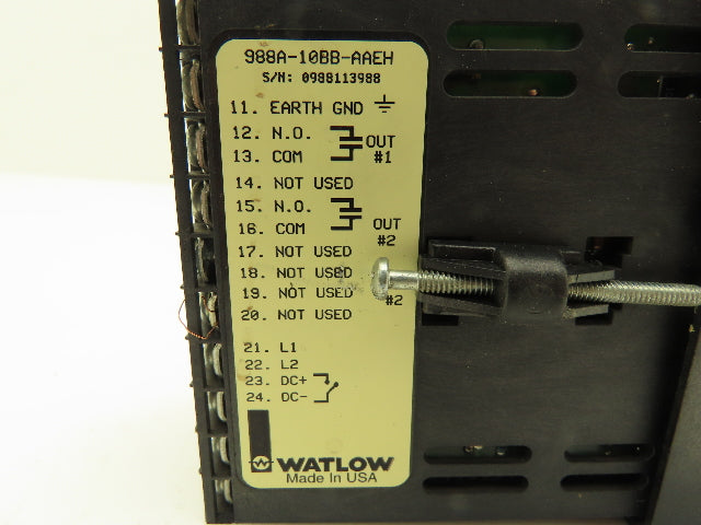 Watlow TUC 988A-10BB-AAEH Temperature Controller Series 988 *Well Used*