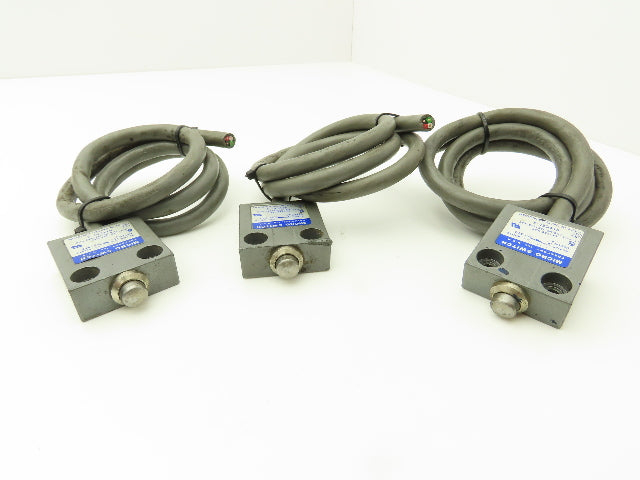 Micro Switch 914CE1-6 Plunger Limit Switch 5A 250V Lot of 3