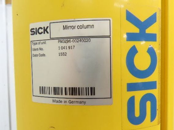 Sick PM3Z96-00240020 Safety Light Beam Deflective Mirror Column Set 38"