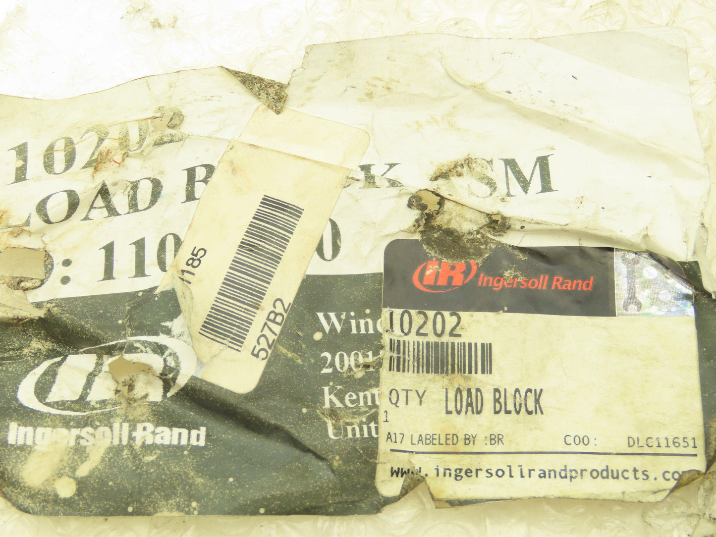 Ingersoll Rand 10202 Air Balancer Load Block Single Pulley Sheave 3/16" Cable