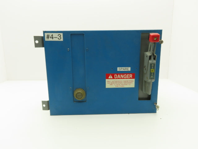 Square D 8998 MCC Bucket Motor Starter 10Hp Size 1 Fused Disconnect 3 Pole 600V