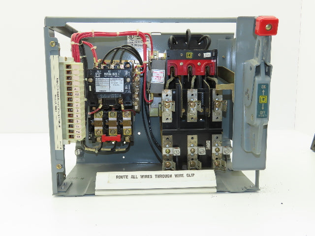 Square D 8998 MCC Bucket Motor Starter 10Hp Size 1 Fused Disconnect 3 Pole 600V