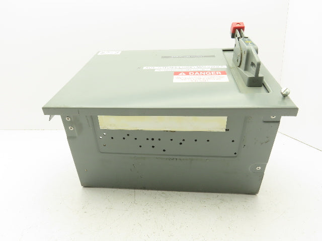 Square D 8998 MCC Bucket Motor Starter 10Hp Size 1 Fused Disconnect 3 Pole 600V