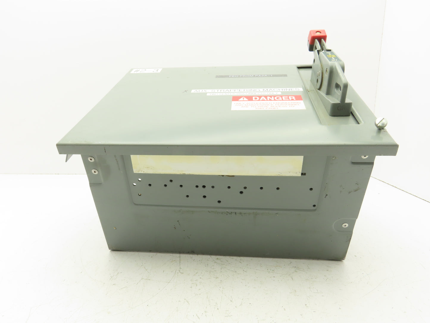 Square D 8998 MCC Bucket Motor Starter 10Hp Size 1 Fused Disconnect 3 Pole 600V