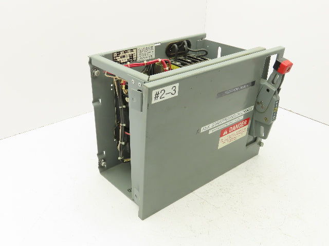 Square D 8998 MCC Bucket Motor Starter 10Hp Size 1 Fused Disconnect 3 Pole 600V