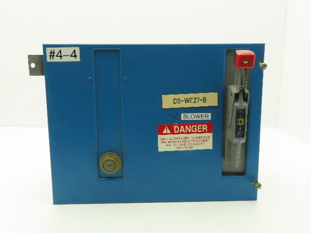 Square D 8998 MCC Bucket Motor Starter 25Hp Size 2 Fused Disconnect 3 Pole 600V