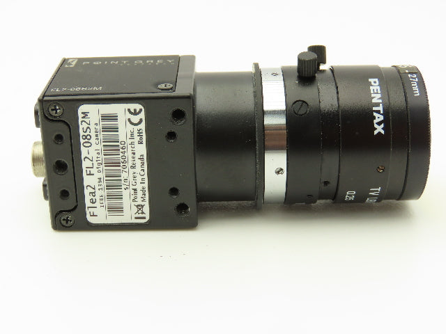 Point Grey Flea2 FL2-08S2M Digital Firewire Camera IEEE-1394 0.8Mp w/12mm Lens