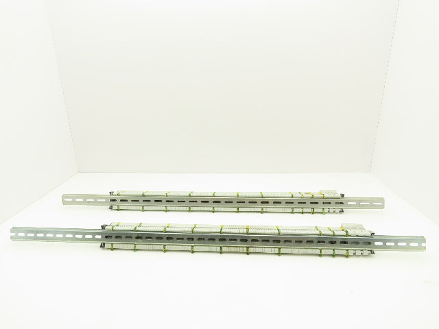 ABB Entrelec Mixed Size Terminal DIN Rails 2-Pole Lot of 165