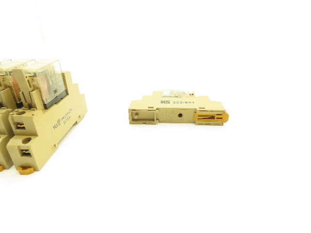 Omron 353-837 Relay 24VDC Coil 10A 353-944 Base Lot of 15