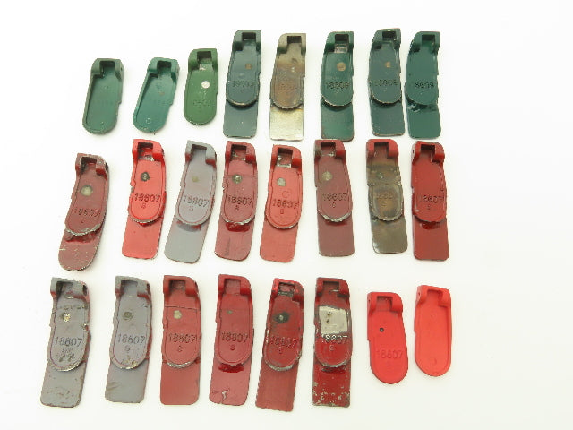 18609 18607 Red Green Up Down DN Levers Lot of 24