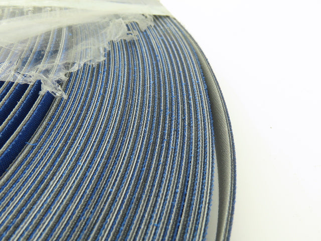 Nitta TTP-8E18N Flat Conveyor Belt 16mm x 328' Blue White Fabric Machine Tape