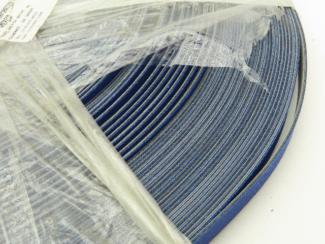 Nitta TTP-8E18N Flat Conveyor Belt 16mm x 328' Blue White Fabric Machine Tape