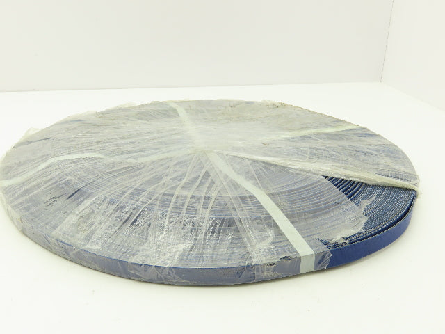 Nitta TTP-8E18N Flat Conveyor Belt 16mm x 328' Blue White Fabric Machine Tape