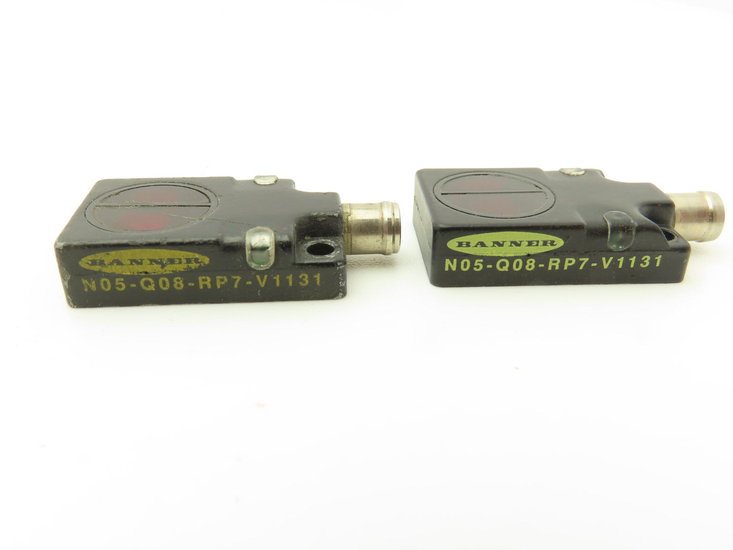 Banner N05-Q08-RP7-V1131 Proximity Sensor 2.5-61mm Range Lot of 2