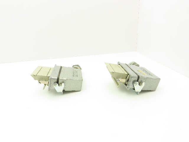 Phoenix Contact 24-Pin 16A Male Female Connector HC-KA Terminals Lot of 4