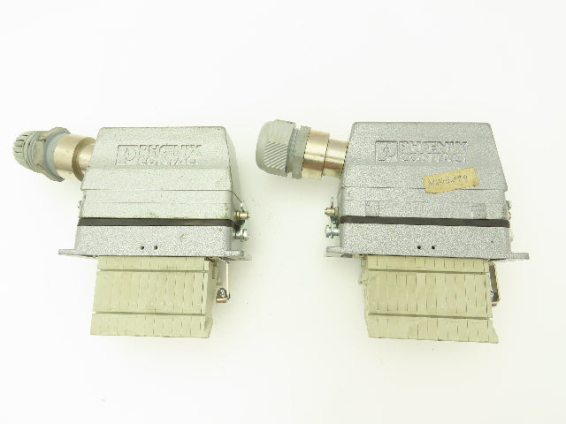 Phoenix Contact 24-Pin 16A Male Female Connector HC-KA Terminals Lot of 4