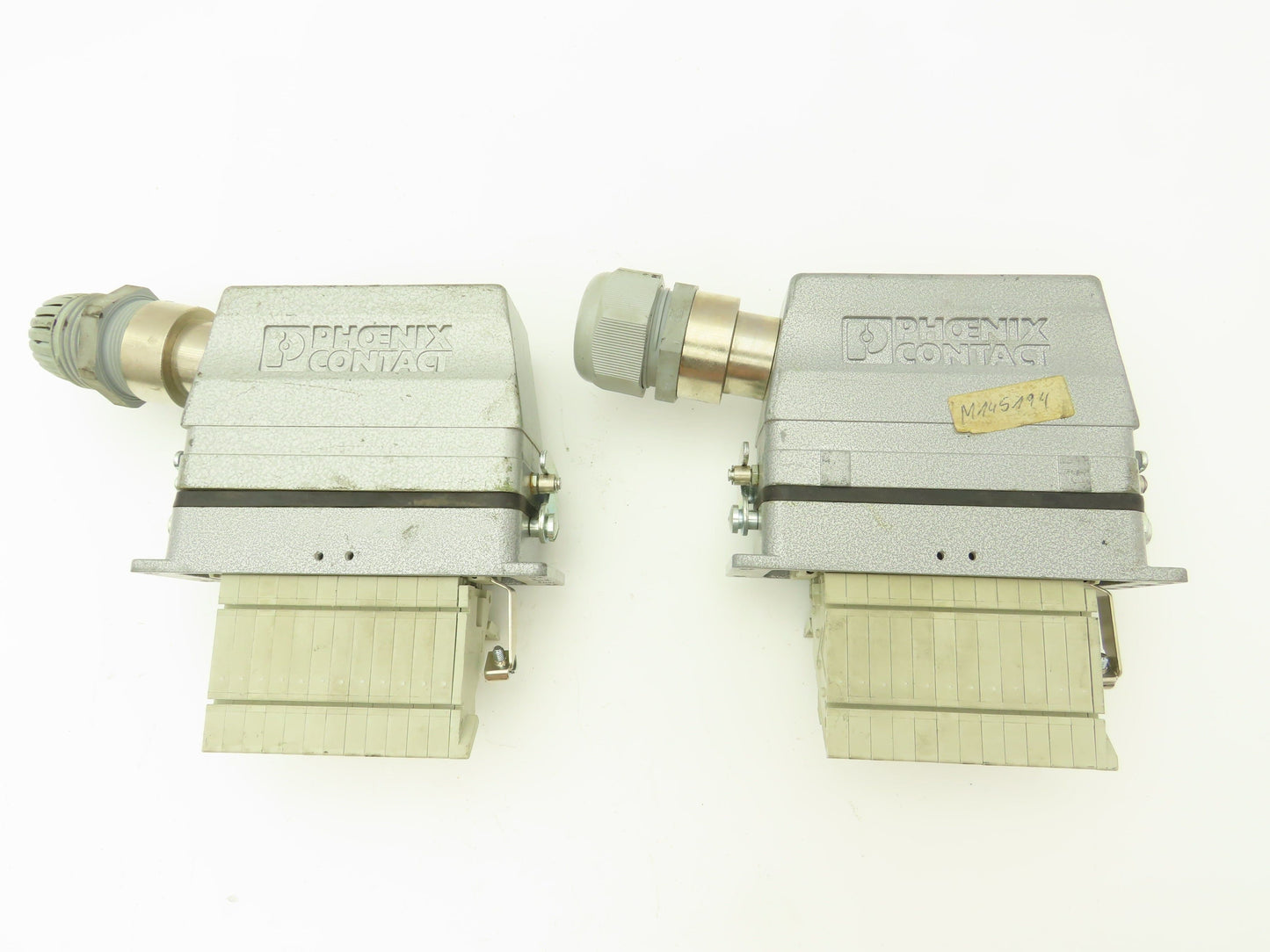 Phoenix Contact 24-Pin 16A Male Female Connector HC-KA Terminals Lot of 4