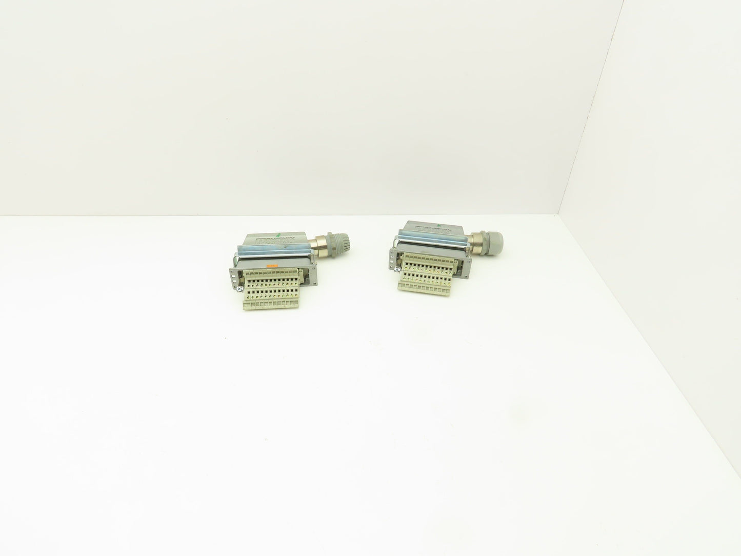 Phoenix Contact 24-Pin 16A Male Female Connector HC-KA Terminals Lot of 4