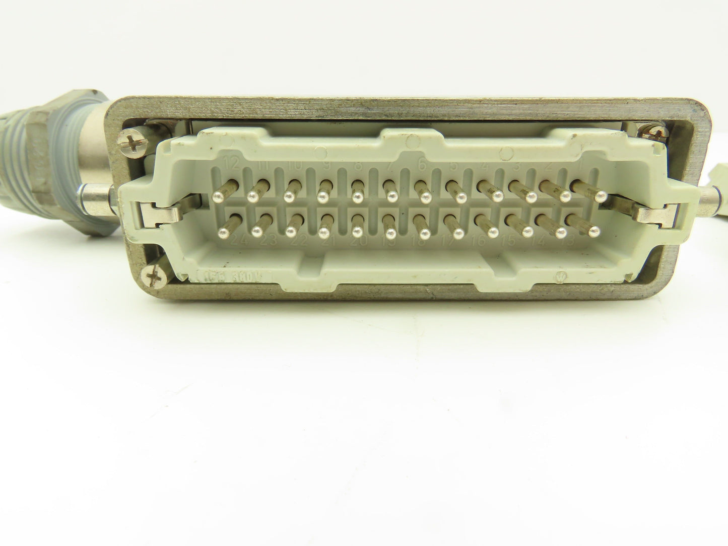 Phoenix Contact 24-Pin 16A Male Female Connector HC-KA Terminals Lot of 4