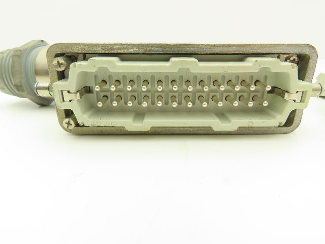Phoenix Contact 24-Pin 16A Male Female Connector HC-KA Terminals Lot of 4