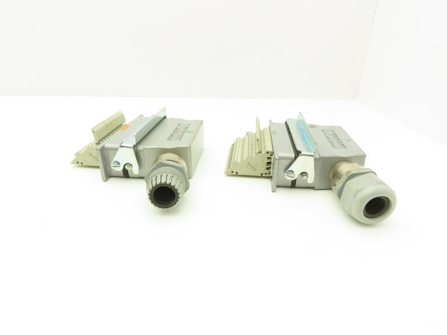 Phoenix Contact 24-Pin 16A Male Female Connector HC-KA Terminals Lot of 4