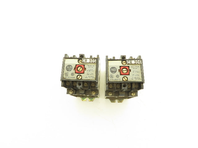Allen Bradley DC Relay 24VDC Coil Series A Lot Of 2