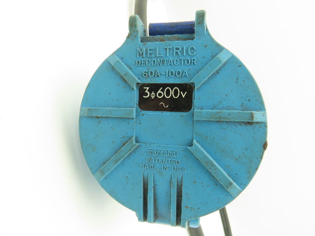 Male Hubbell 21415B Female Meltric DS,60A 30A 600VAC 10AWG 4-wire Connector Cord