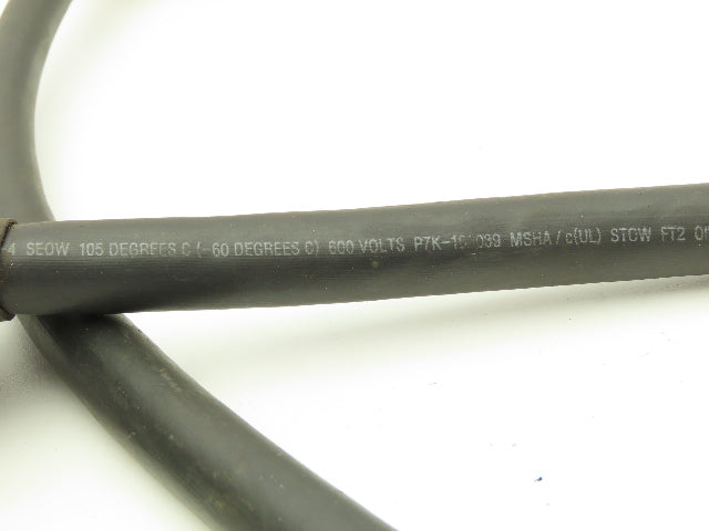 Male Hubbell 21415B Female Meltric DS,60A 30A 600VAC 10AWG 4-wire Connector Cord