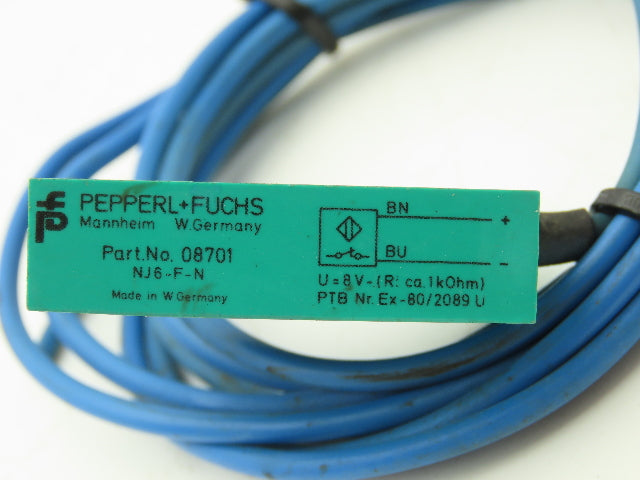 Pepperl+Fuchs NJ6-F-N Inductive Proximity Sensor Namur