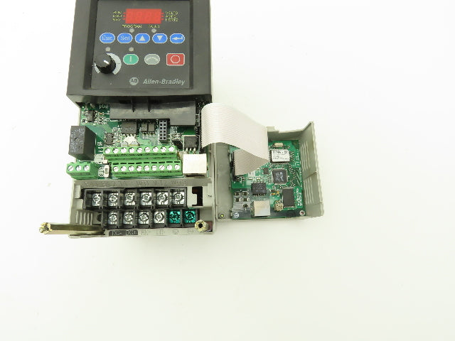 Allen Bradley 22B-D4P0N104 Powerflex 40 VFD AC Drive 22-COMM-E Module