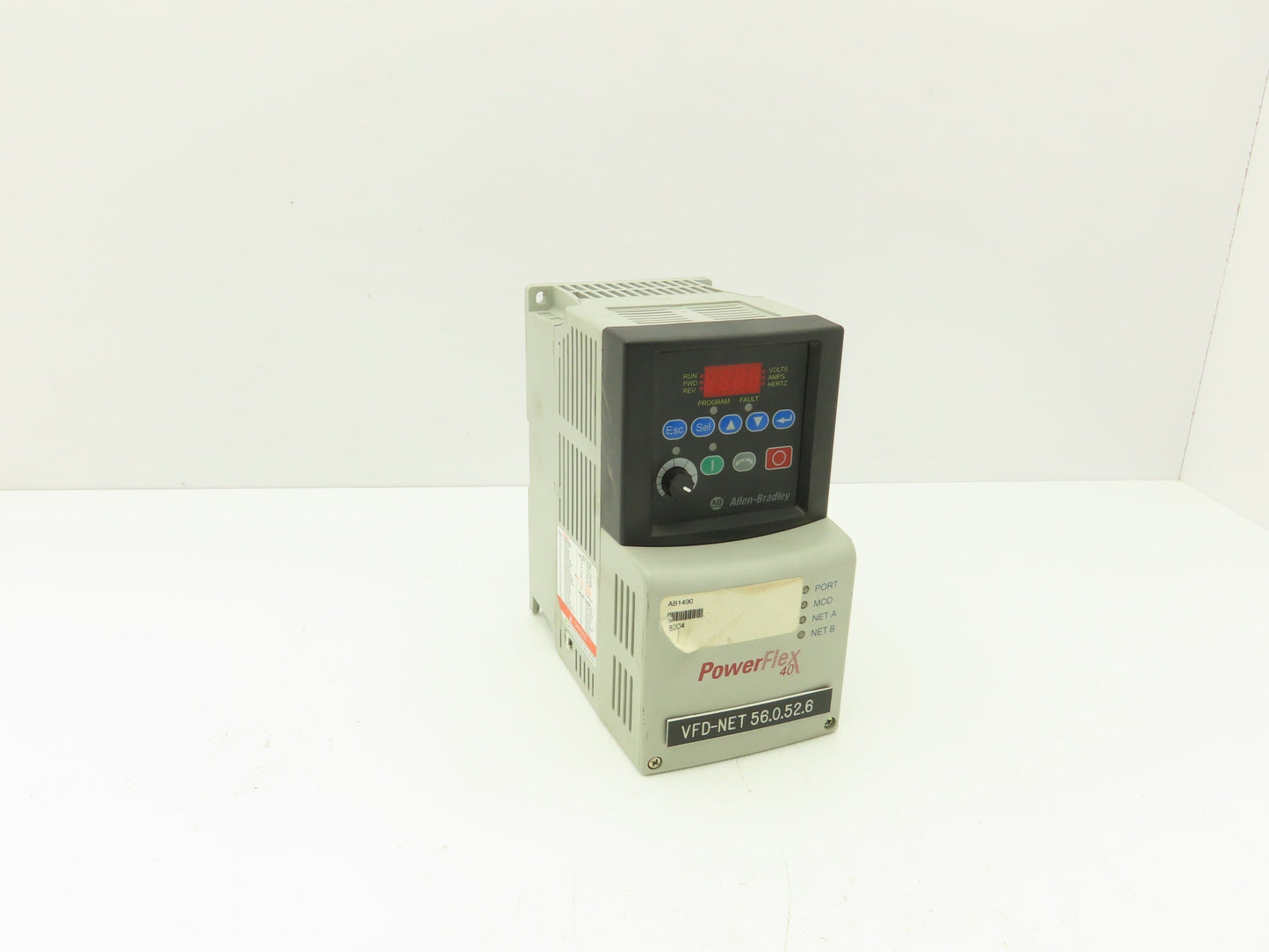 Allen Bradley 22B-D4P0N104 Powerflex 40 VFD AC Drive 22-COMM-E Module