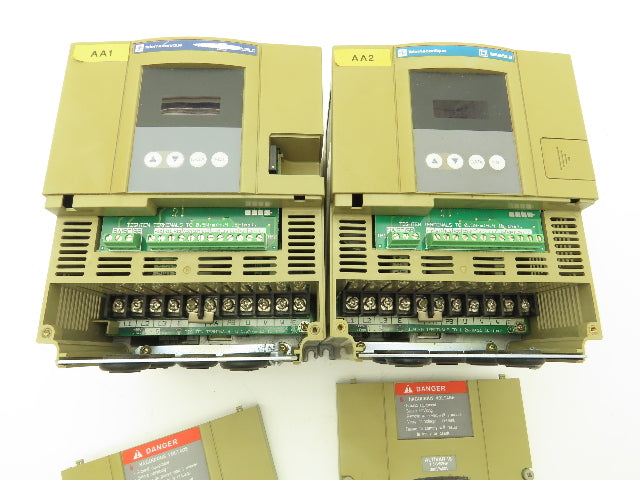 ATV18U29N4 Altivar 16 VFD 3PH In 3PH 3.7A Out 2HP 380/460VAC 0.5-320Hz Lot of 2