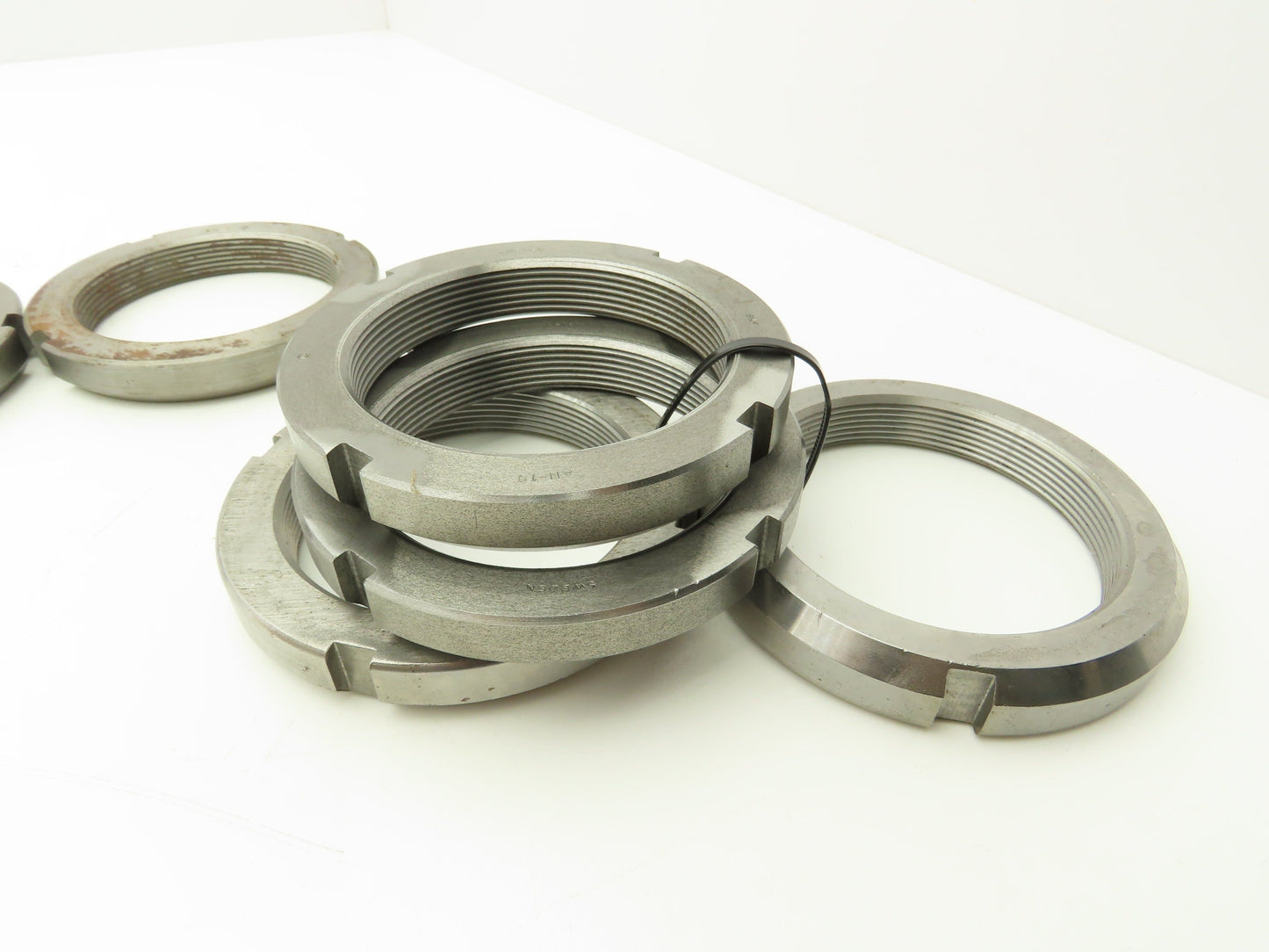 SKF AN 18 Bearing Lock Nut 3.527-12 Thread Lot of 6