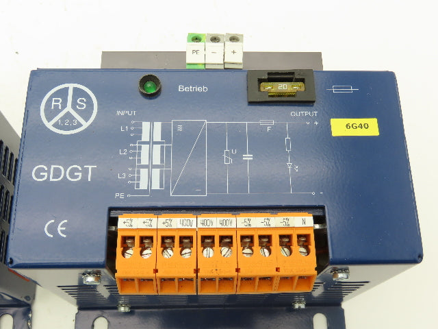 Robers GDGT 15/24 Transformer 400V 0.55A Input 24V 15A Output Lot of 2